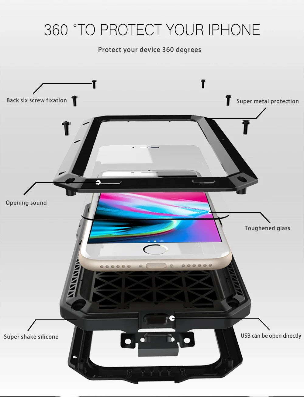 Heavy-Duty iPhone Case, Extreme Protection