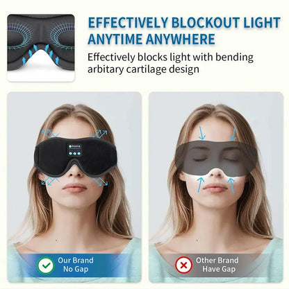 SNOOZEBEAT Bluetooth Sleep Mask