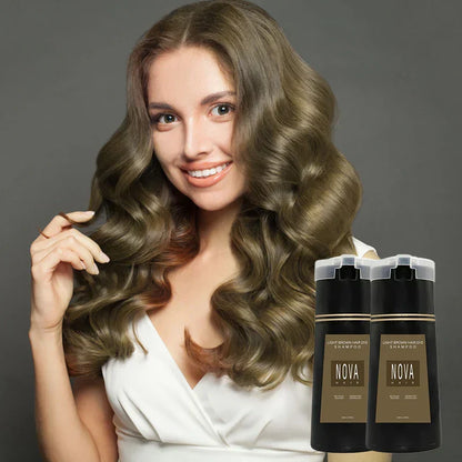 Color-Care Shampoo for Easy Gray Coverage