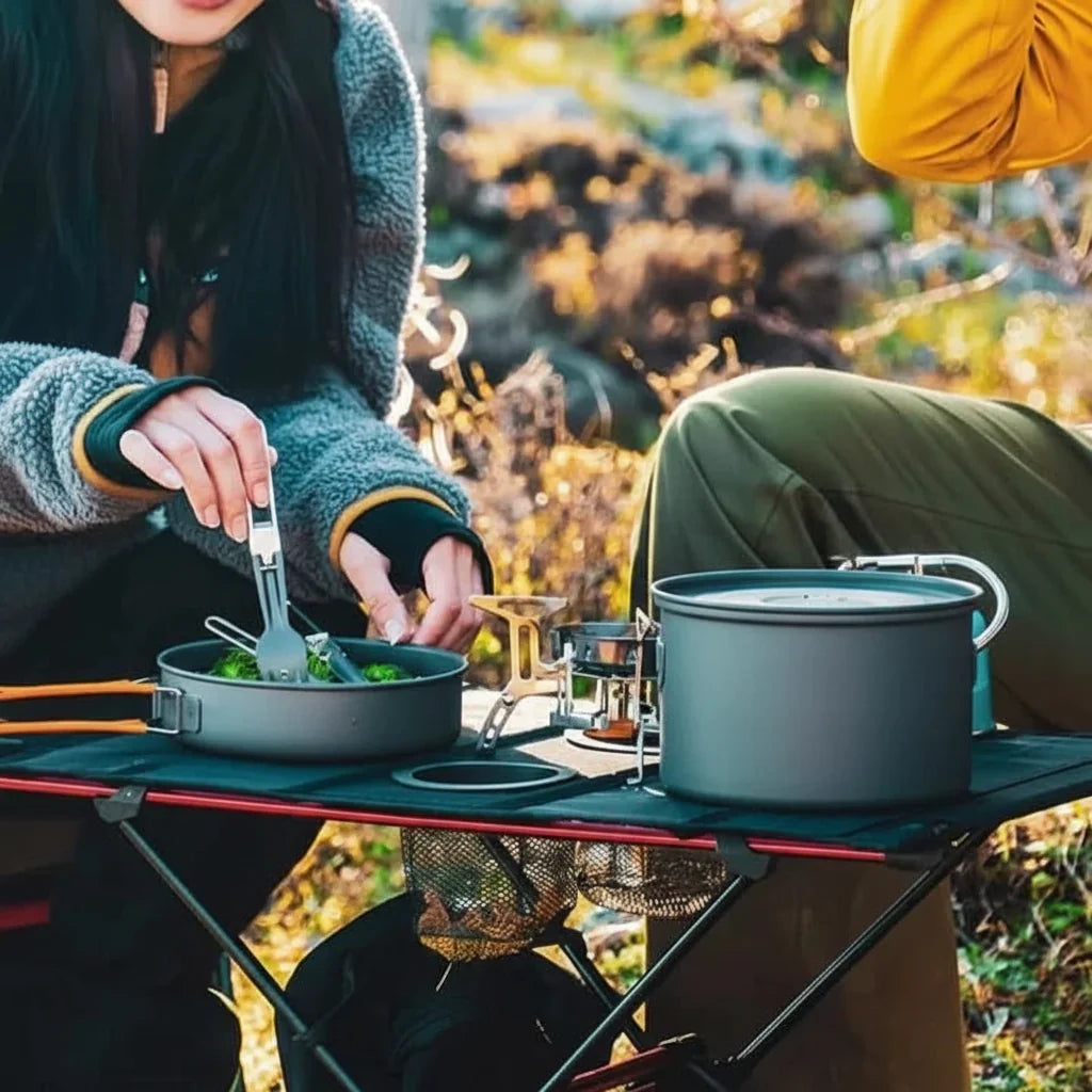 ADVENTUREPRO Folding Camping Table lifestyle image