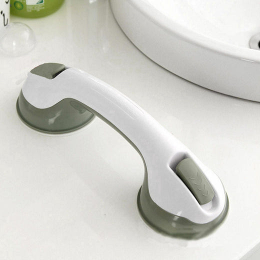 Suction Grab Bar, No Drilling Bathroom Safety Handle for Shower, Bathtub & Toilet