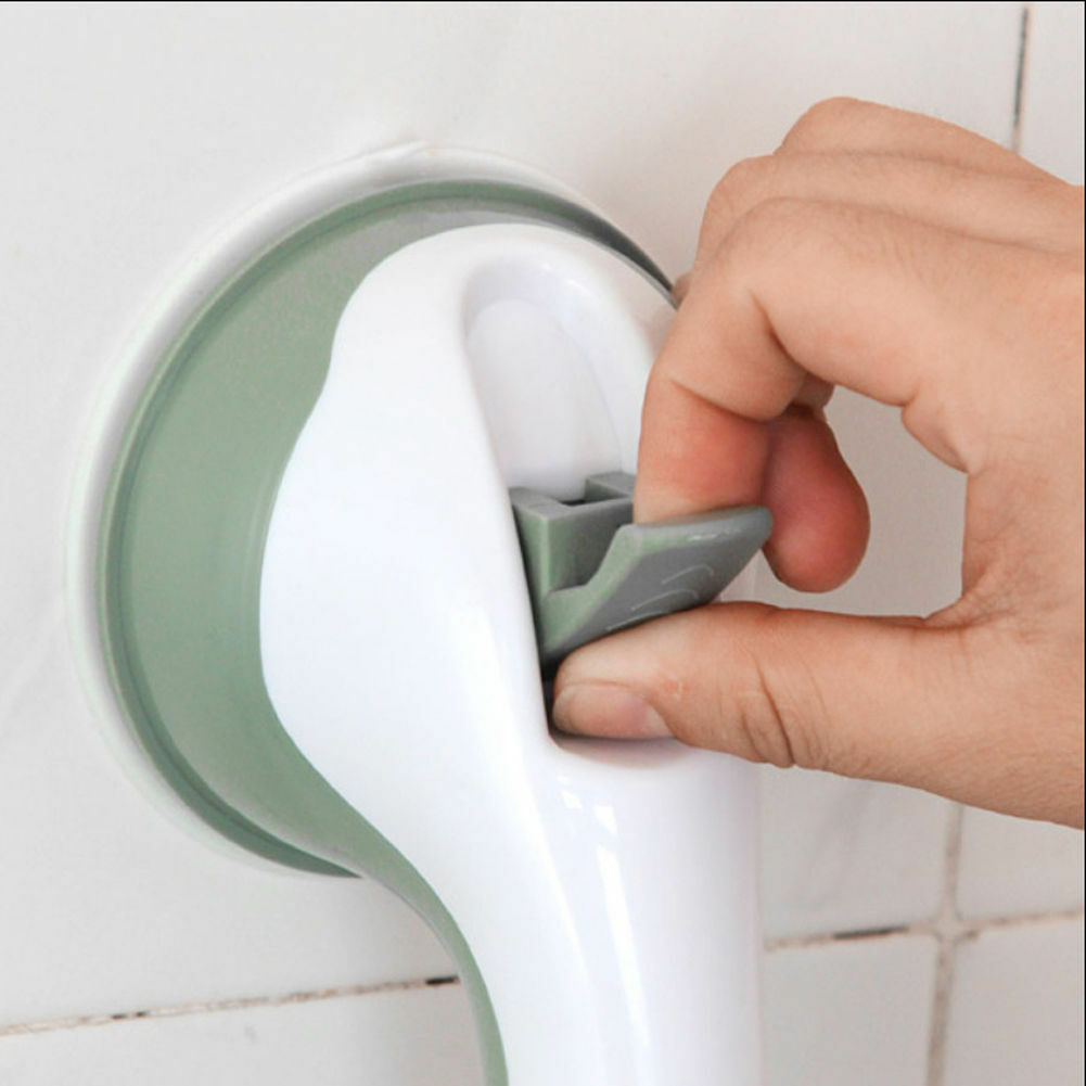 Bathroom Grab Bar, No Drilling, Suction Mount
