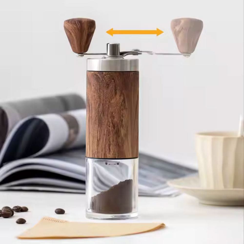 GrindMate Portable Wooden Coffee Grinder