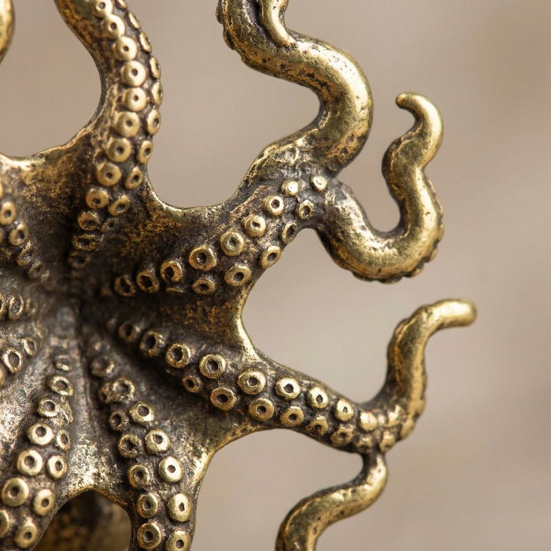 SEALEGANCE Handcrafted Brass Octopus