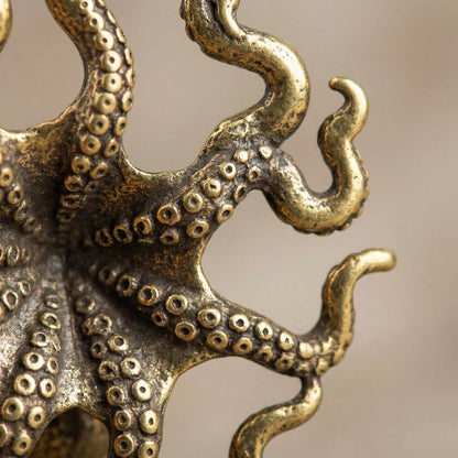 SEALEGANCE Handcrafted Brass Octopus