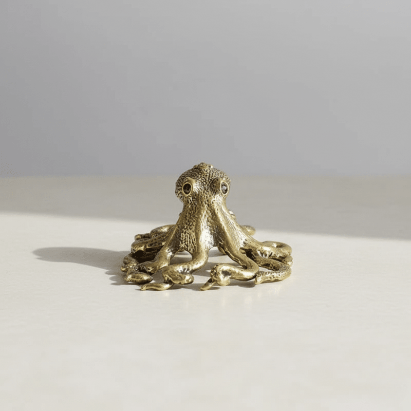 SEALEGANCE Handcrafted Brass Octopus