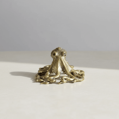 SEALEGANCE Handcrafted Brass Octopus