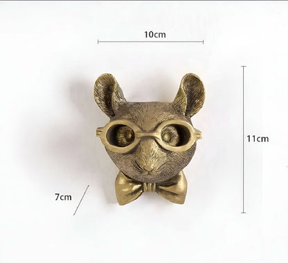 ANIMAL ART HOOKS Handmade Wall