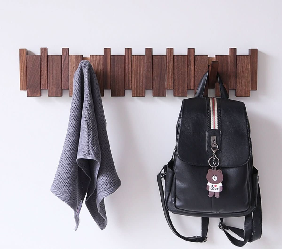 PIANOHANG Wall Rack Handmade Wooden Coat lifestyle image