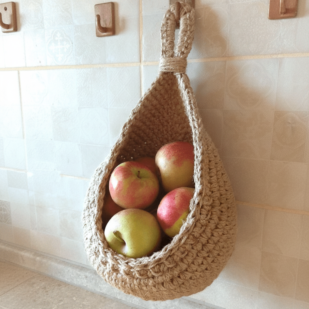 Nestoria Hanging Jute Basket