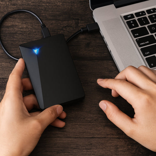 Portable Hard Drive 250GB to 1TB, Slim External USB 3.0 Storage with Type C & USB A Cable