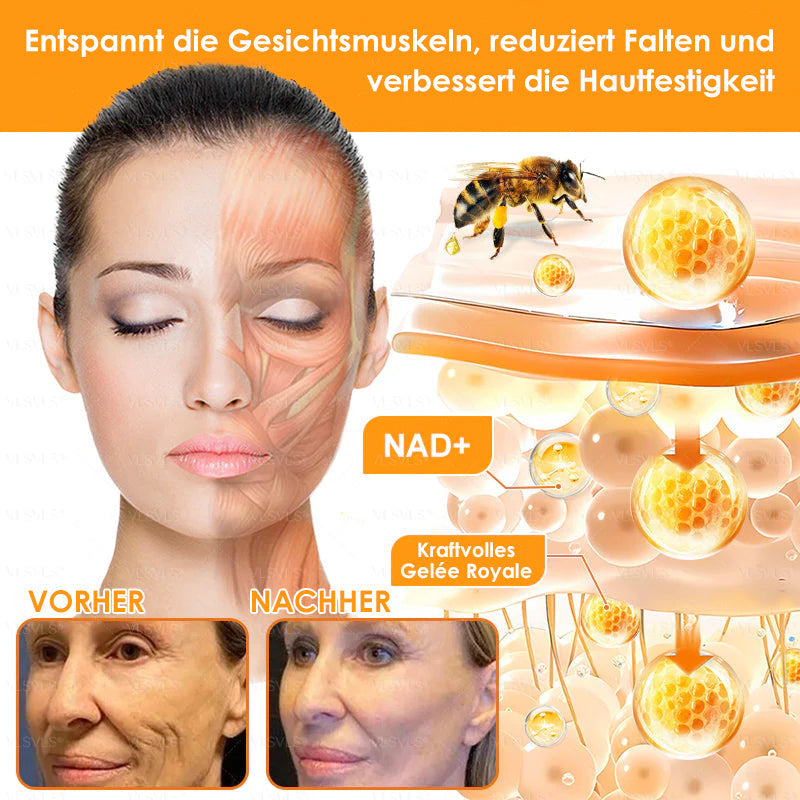 Anti-Aging Face Cream, Bee Peptide Firming Moisturizer with Hyaluronic Acid & Collagen