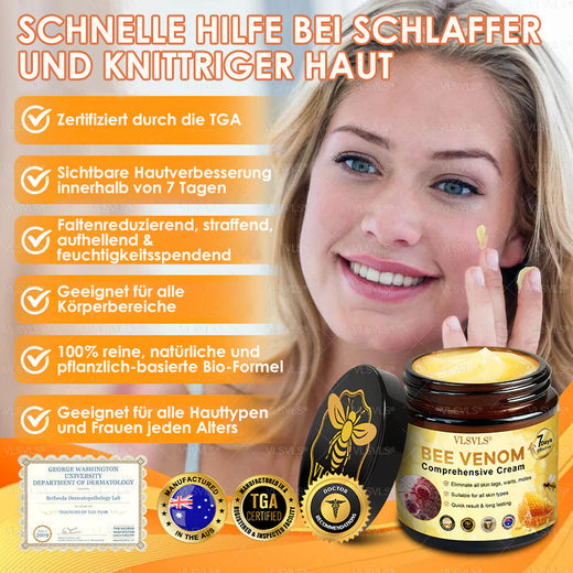 Anti-Aging Face Cream, Bee Peptide Firming Moisturizer with Hyaluronic Acid & Collagen