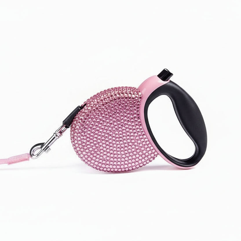 SPARKPAW Luxury Retractable Leash lifestyle image 2