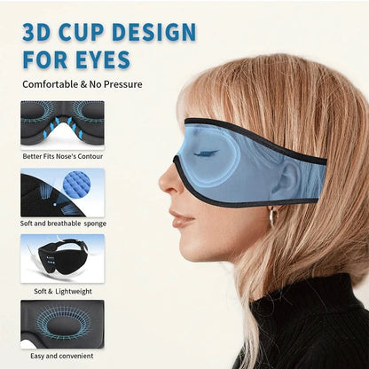 SNOOZEBEAT Bluetooth Sleep Mask