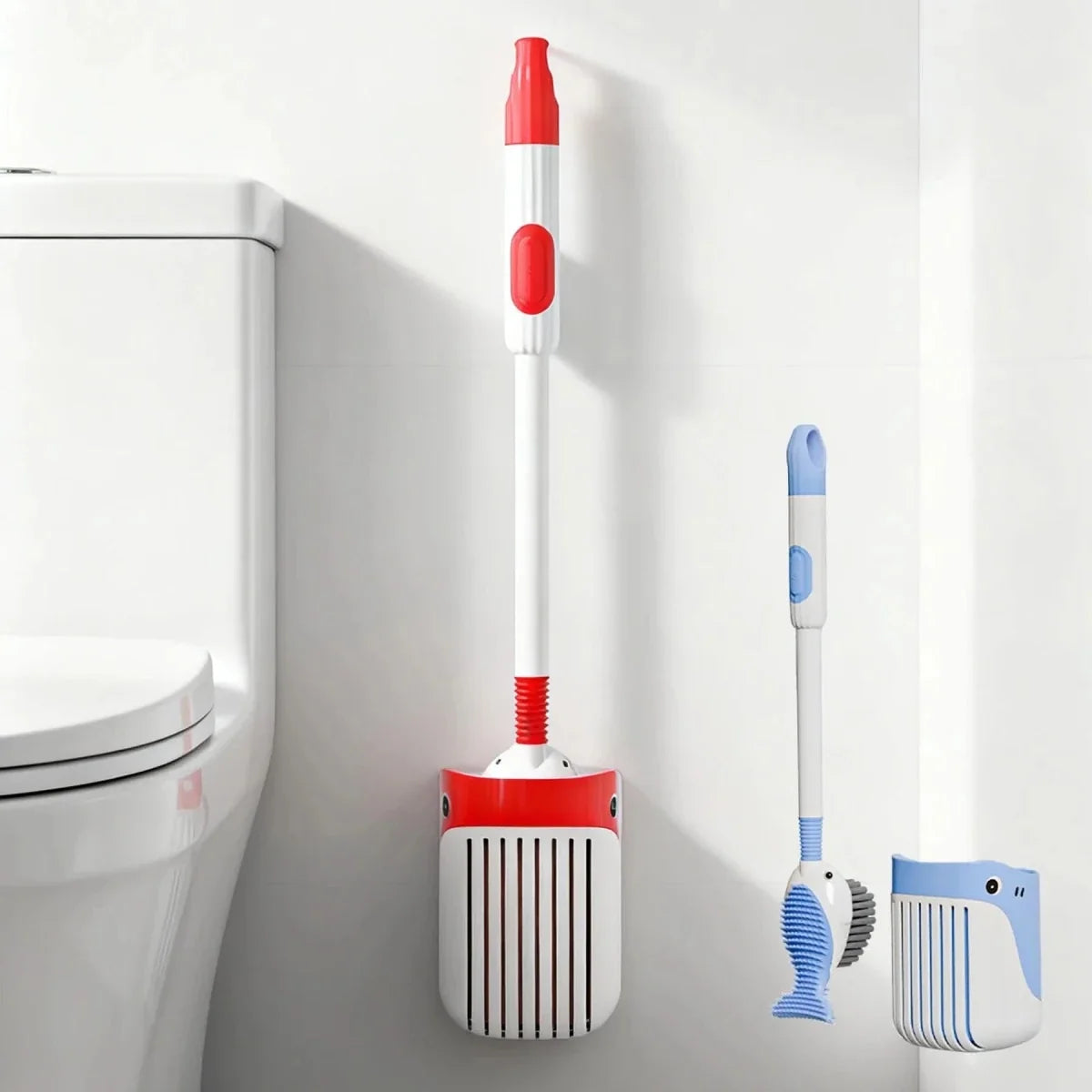SPINCLEAN 360-degree Wall Toilet Brush
