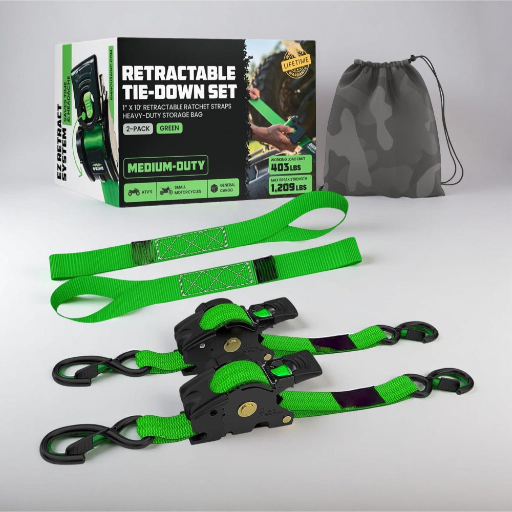 LADESPANN Self-Retracting Tie-Down Straps