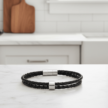 BRANIVO Men's Braided Bracelet