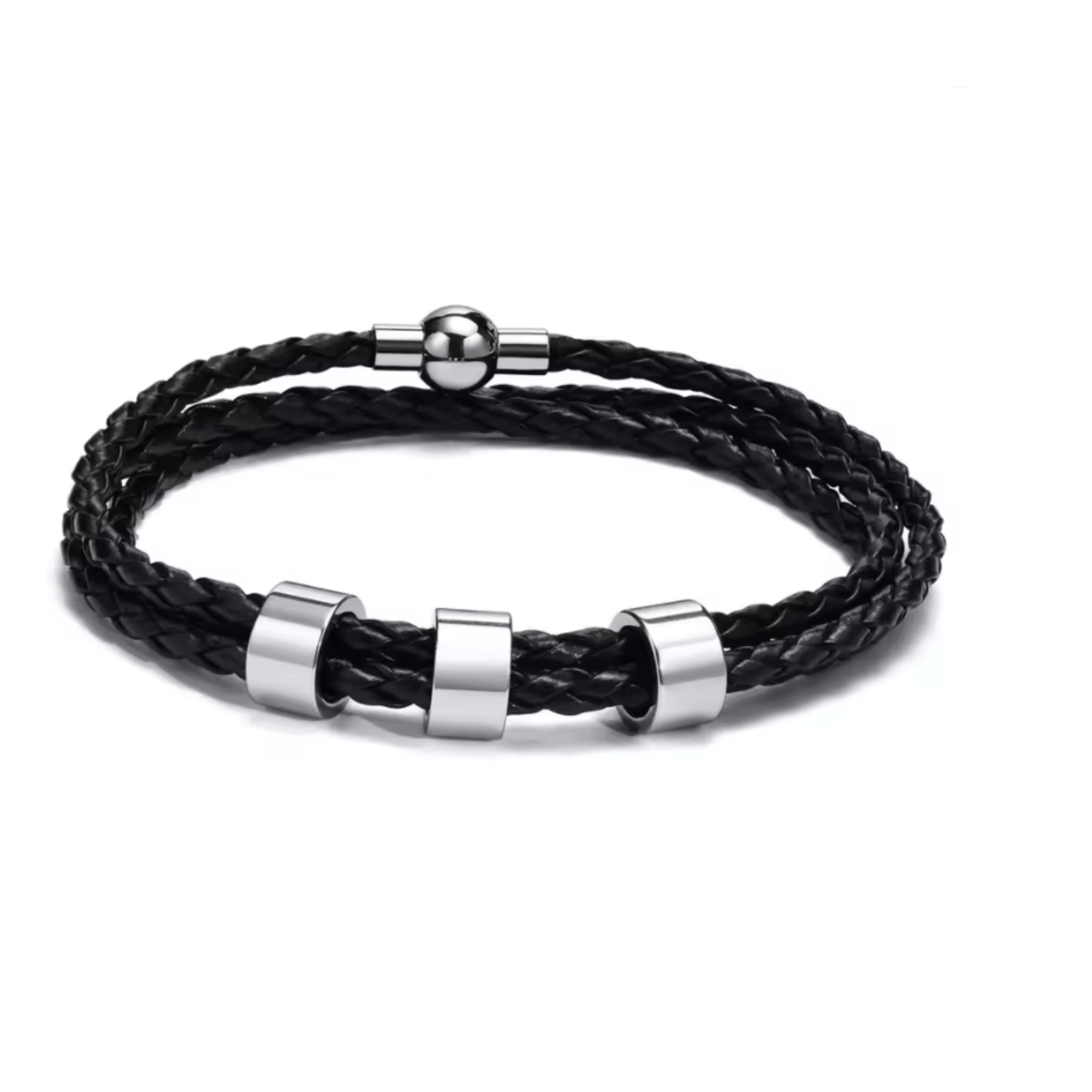 BRANIVO Men's Braided Bracelet