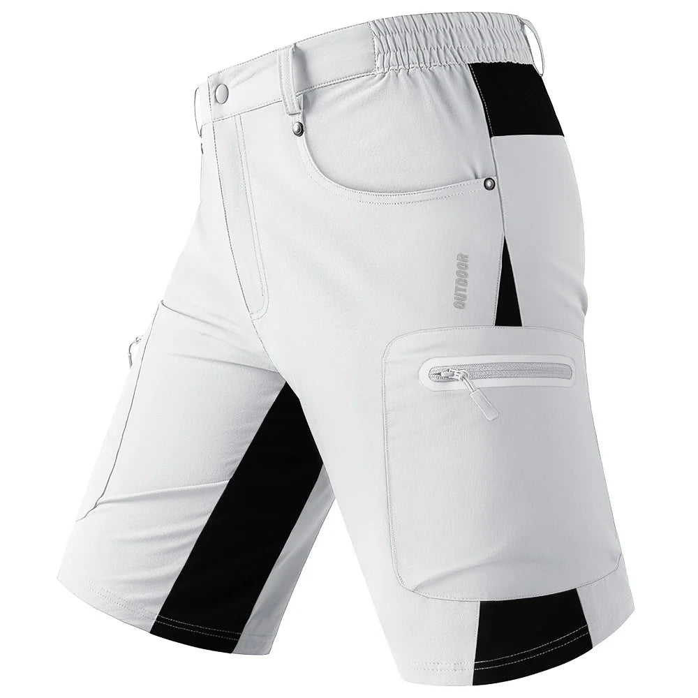 EXPLORENEST Durable Men's Cargo Bermuda Shorts
