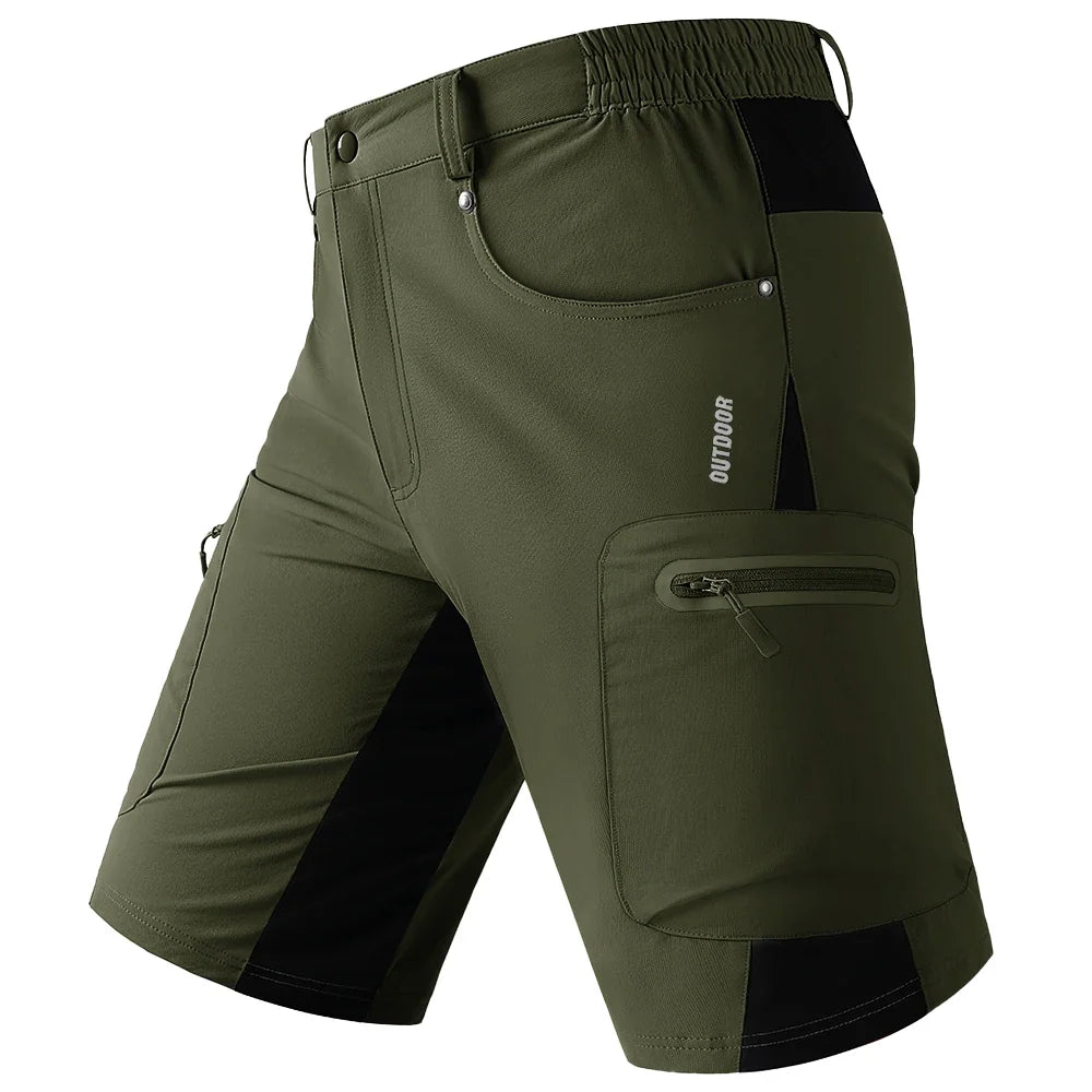 EXPLORENEST Durable Men's Cargo Bermuda Shorts