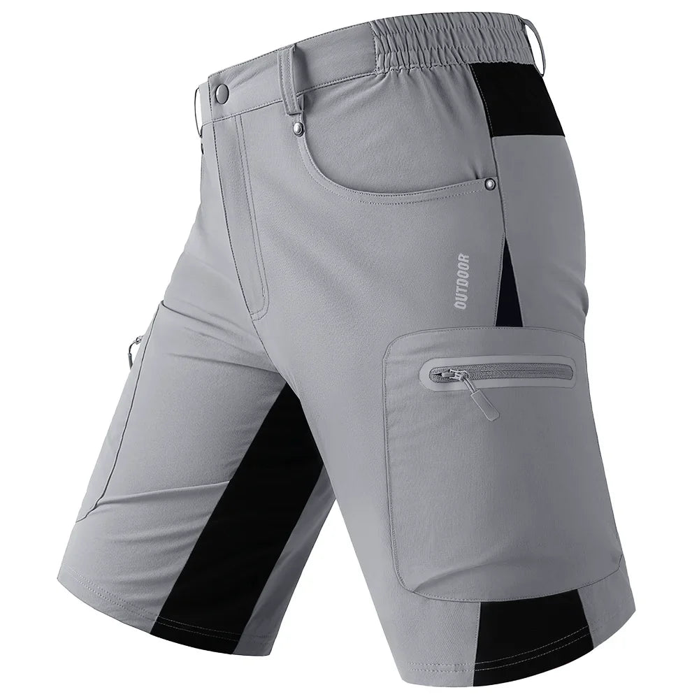 EXPLORENEST Durable Men's Cargo Bermuda Shorts