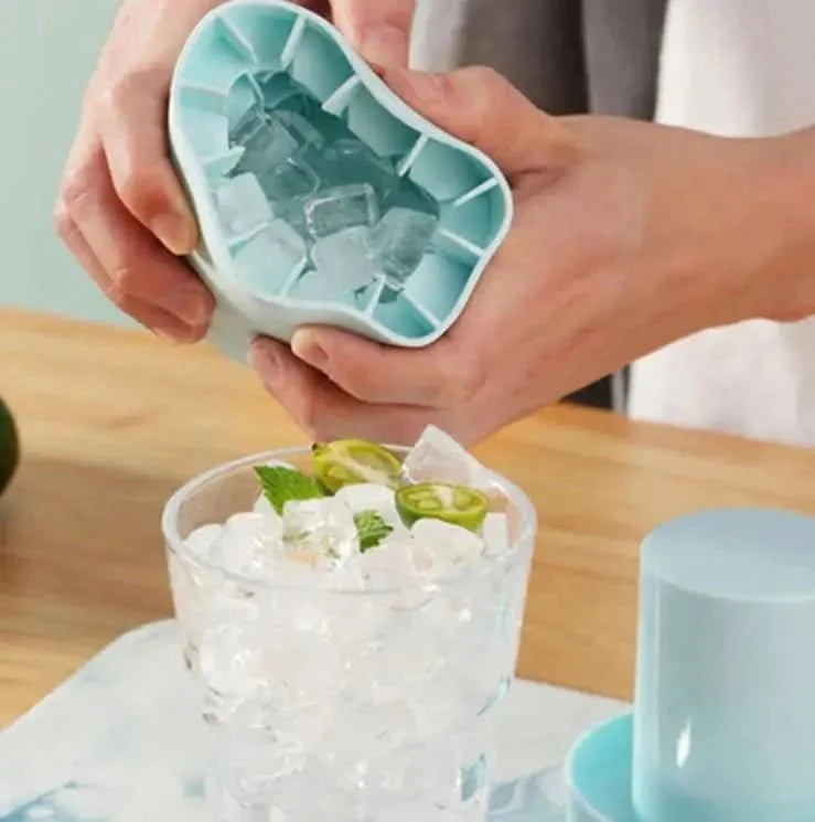CYLINDICE Cylindrical Silicone Ice Cube Tray