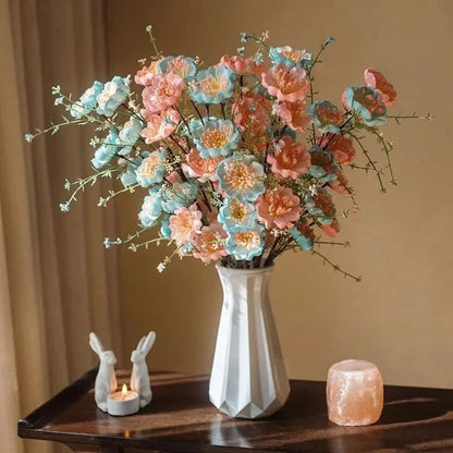 RHODOLUX Silk Flower Rhododendron Bouquet