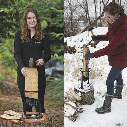 Firewood Splitter, Safe & Effort-Saving