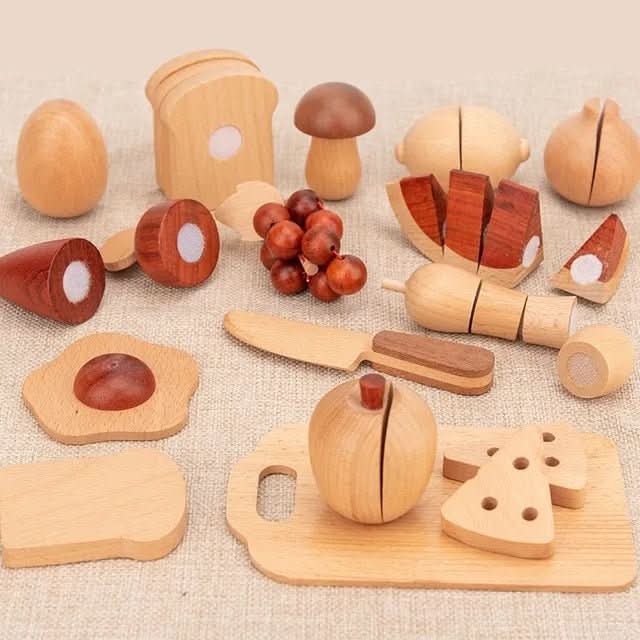 CooknTimber Wooden Children's Kitchen Creative Role-Playing iwt2_image