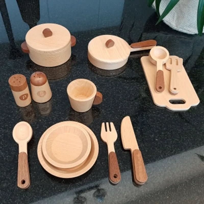 CooknTimber Wooden Children's Kitchen Creative Role-Playing