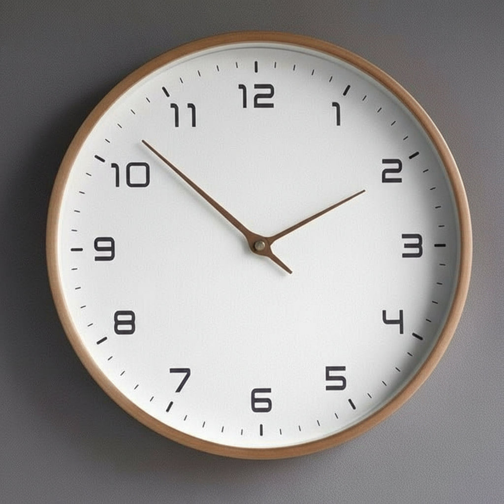 NORDICTIMBER Solid Wood Wall Clock iwt1_image