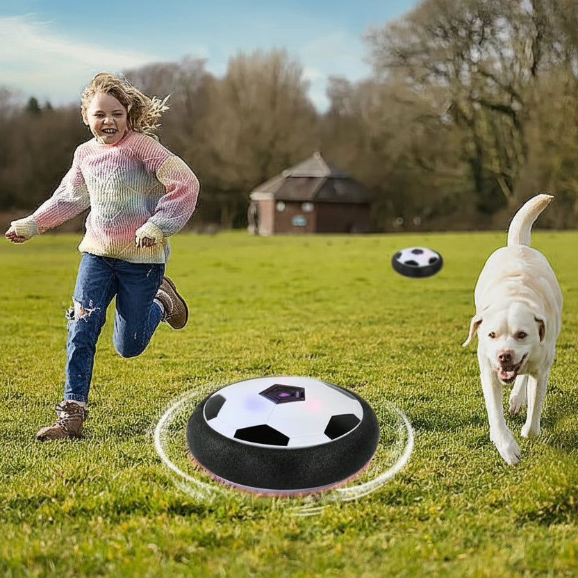 HOVERBALL Floating Football image with text 2