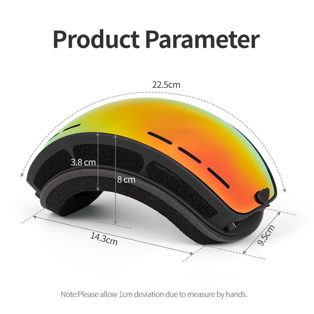 PANOICE VISION UV400 Anti-Fog Ski Goggles