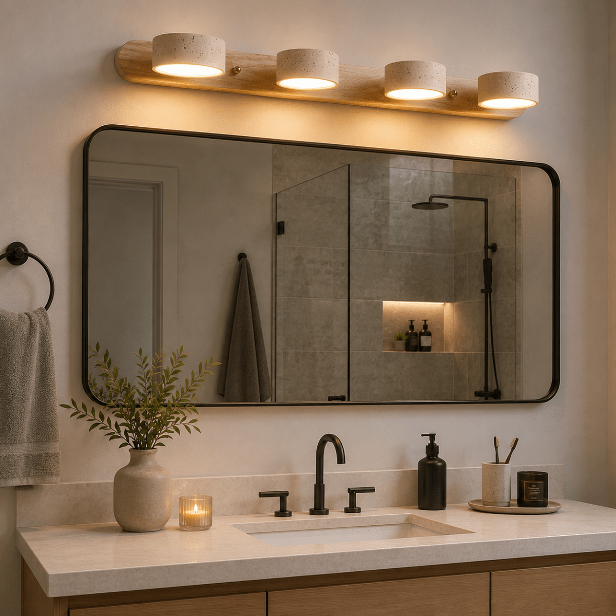 ILLUMISTONE Architectural LED Wall Light Travertine