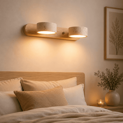 ILLUMISTONE Architectural LED Wall Light Travertine