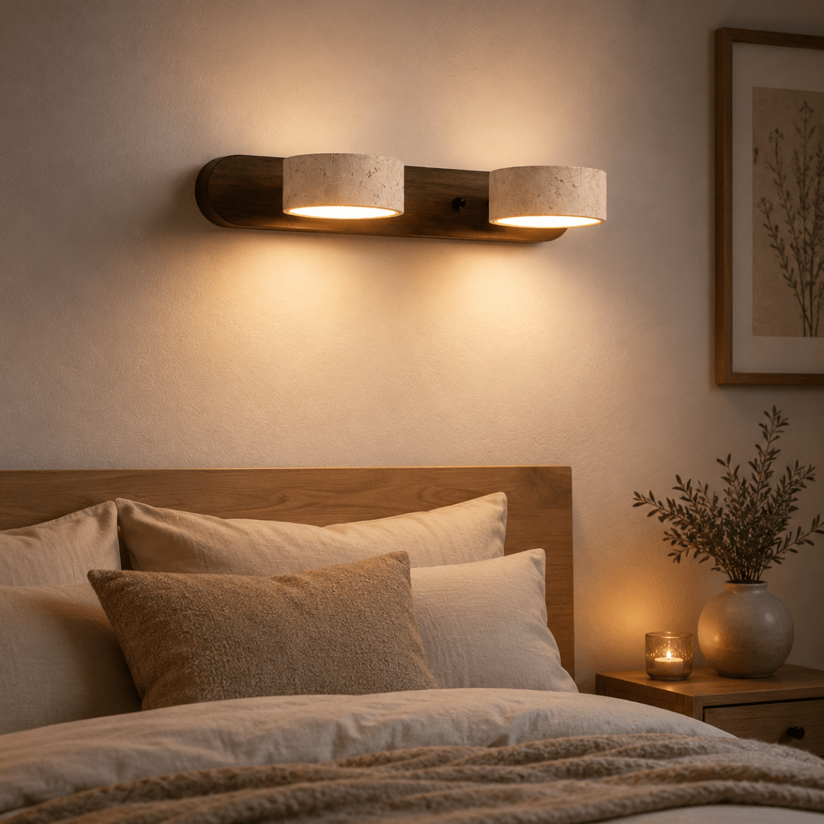 ILLUMISTONE Architectural LED Wall Light Travertine
