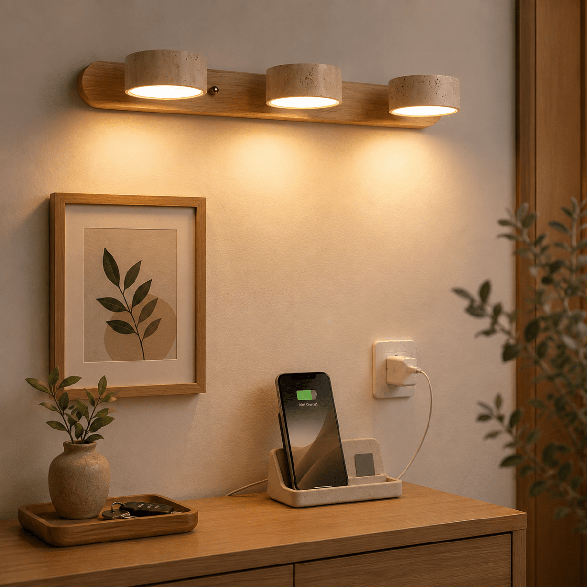 ILLUMISTONE Architectural LED Wall Light Travertine