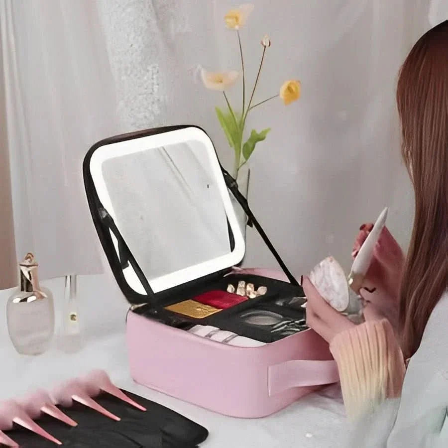 MIRRORGLAM Portable Makeup Bag