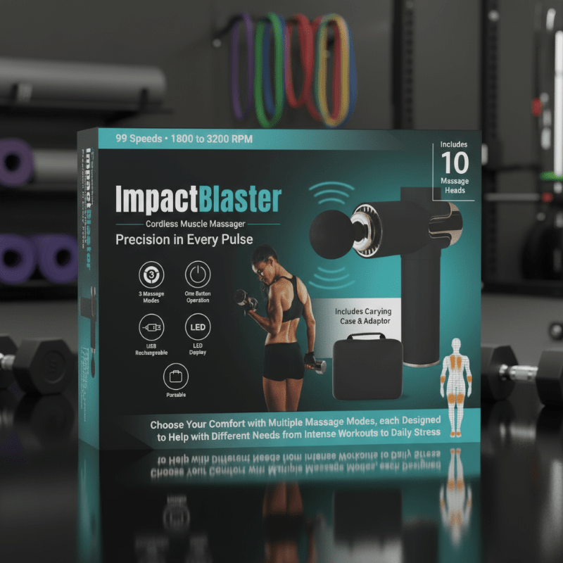 QUANTUPULSE Powerful Wireless Massage Gun