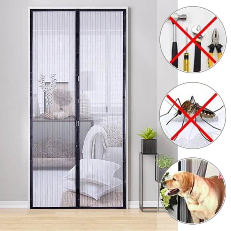FLYGUARDIA Magnetic Fly Screen Door Curtain