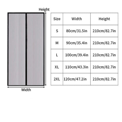 FLYGUARDIA Magnetic Fly Screen Door Curtain