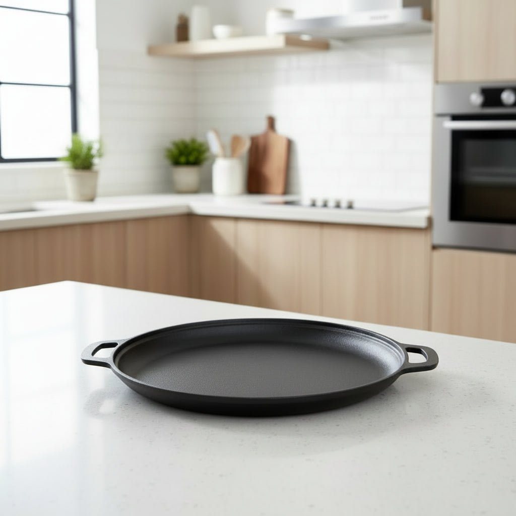 HEATSLAB Non-stick Cast Iron Griddle Pan