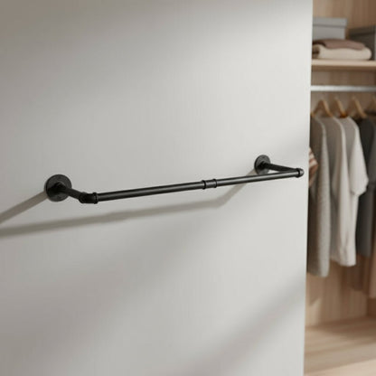 METALRACK Wall-mounted Industrial Clothes Rail