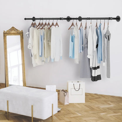 METALRACK Wall-mounted Industrial Clothes Rail