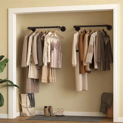 METALRACK Wall-mounted Industrial Clothes Rail