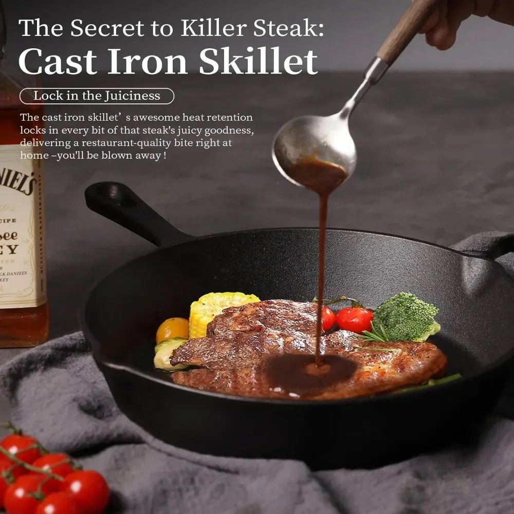 SKILLETFORGE Premium Cast Iron Skillet
