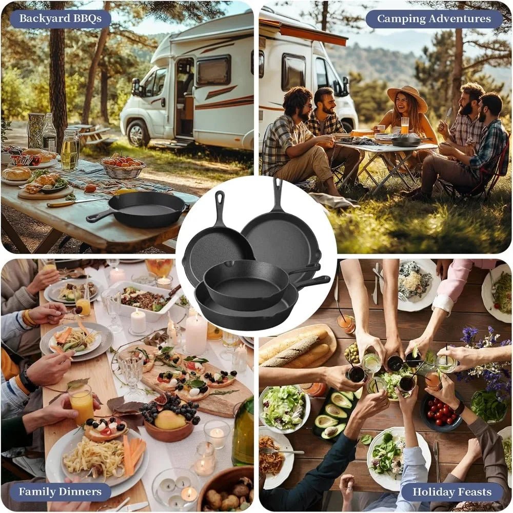 SKILLETFORGE Premium Cast Iron Skillet