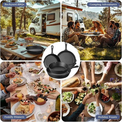 SKILLETFORGE Premium Cast Iron Skillet
