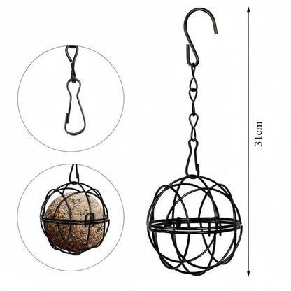 SUETLOCK Metal Titmouse Suet Ball Dispenser
